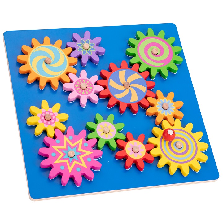 Spinning gear puzzle